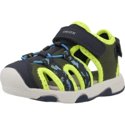 Afbeelding van Geox B Sandal Multy Boy sandalen voor babyjongens, Marineblauwe pistache