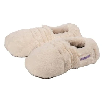Afbeelding van Warmies Warmtepantoffels Dames Crème Maat 36 40