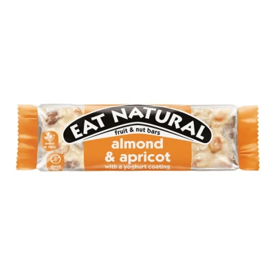 Afbeelding van Eat natural Fruit Bar Amandel &amp; Abrikoos 12 x 50 gr Voordeelverpakking