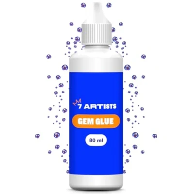 Afbeelding van 7 Artists Textiellijm voor strassteentjes, 80 ml, strasslijm stoffen, lijm strass stof, strassstof, sieraden, strassteentjes op stof