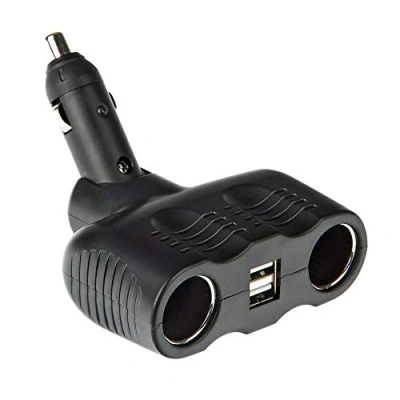 Afbeelding van 4 weg aanstekerdoos 2x 12/ 24 Volt