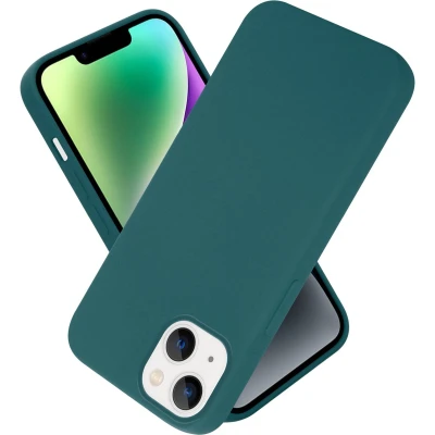 Afbeelding van Cadorabo Hoesje geschikt voor Apple iPhone 14 PLUS in LIQUID GROEN Beschermhoes gemaakt van flexibel TPU silicone Case Cover