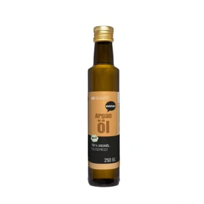 Afbeelding van Wohltuer Biologische arganolie, 250 ml, native geperst en 100% zuiver, eerlijke handel, samenwerking van kleine boeren