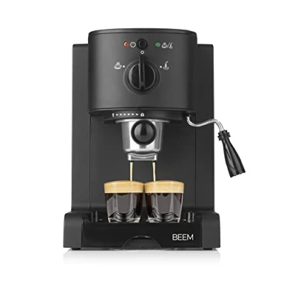 Afbeelding van BEEM Espressomachine Portafilter Perfect II 20 bar espressoapparaat koffiezetapparaat Zwart