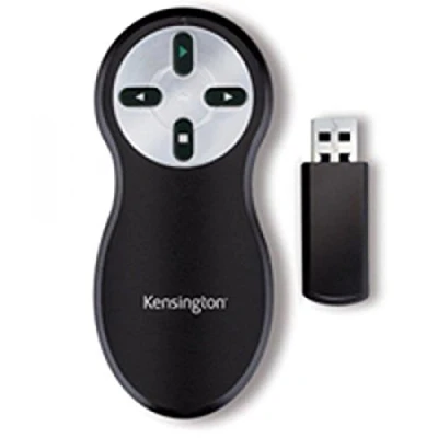 Afbeelding van Kensington draadloze laser vrije usb presentatie afstandsbediening, compatibel met Windows en macOS 20 m bereik (K33373EU)