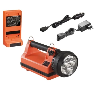 Afbeelding van Streamlight E Spot Litebox Lantaarn oplaadbaar oranje met 12V en 230V lader