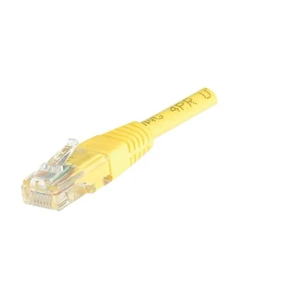 Afbeelding van Exertis Connect Patchkabel U/UTP, niet afgeschermd, CAT.6, geel, 0,15m (U/UTP, CAT6, 0.15 m), Netwerkkabel
