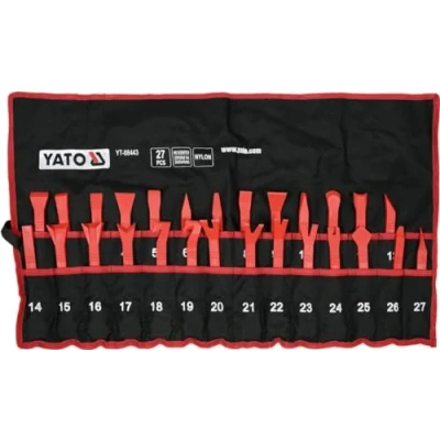 Afbeelding van Yato YT 08443 gereedschap voor het verwijderen van autodeuren, 27 stuks