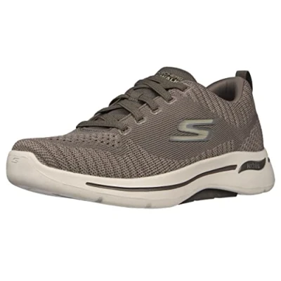 Afbeelding van Skechers Arch Fit Comfy Wave Sneakers voor dames, Taupe 2