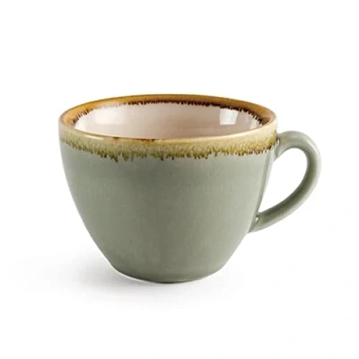 Afbeelding van Olympia Kiln cappuccinokopjes mosgroen 23cl (6 stuks)
