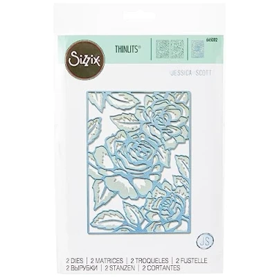 Afbeelding van Sizzix Thinlits Die Set 2PK Floral Lattice 665082 Jessica Scott (01 21)