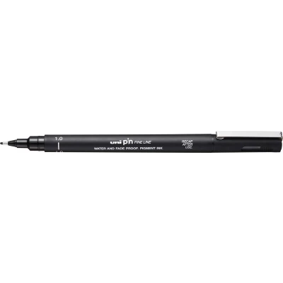 Afbeelding van Fineliner Uni ball Pin 1mm zwart