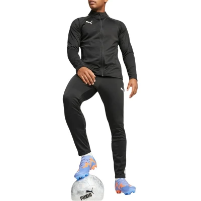 Afbeelding van Puma Teamliga Tracksuit Trainingspak, Heren, Maat: XL, Black/white