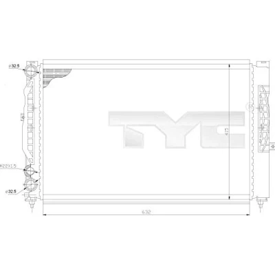 Afbeelding van TYC Radiateur 702 0011