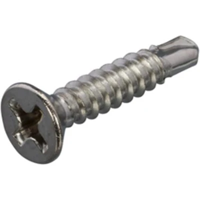 Afbeelding van Wovar Zelftappers RVS met boorpunt 4.2 x 25 mm Kruiskop 200 Stuks Zelftappende schroeven