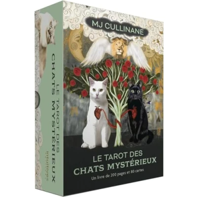 Afbeelding van LE TAROT DES CHATS MYSTERIEUX (LIVRET + 80 CARTES)