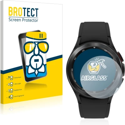 Afbeelding van BROTECT Screenprotector voor Samsung Galaxy Watch 4 Classic (42mm) Folie Beschermfolie Beschermglas transparant