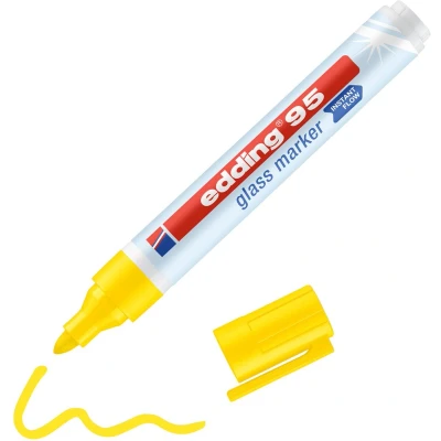Afbeelding van Edding 95 Glasmarker Geel 1.5 mm, 3 mm