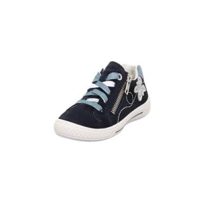 Afbeelding van Superfit Tensy Sneakers laag voor kinderen, Maat: 29, Blau Veloursleer