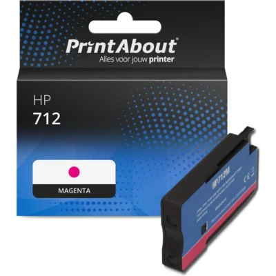 Afbeelding van Huismerk HP 3ED68A (712) Inktcartridge Magenta