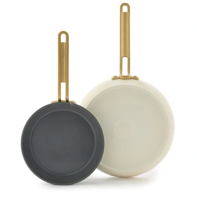 Afbeelding van Greenpan Tucci White 2 delige Pannenset 20/26 Cm