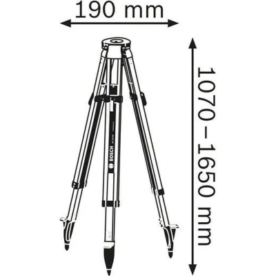 Afbeelding van Bosch Professional 0601091B00 Statief 5/8 Geschikt voor