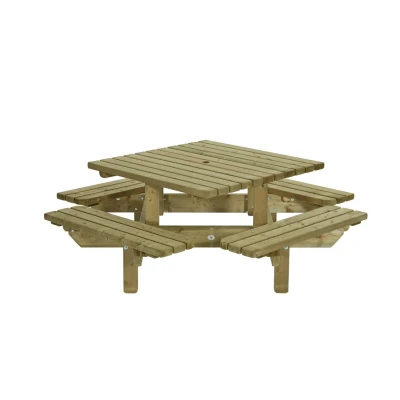 Afbeelding van picknicktafel vierkant