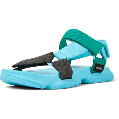 Afbeelding van Camper Karst Outdoorsandalen, Dames, Maat: 37, Blau grün Polyester