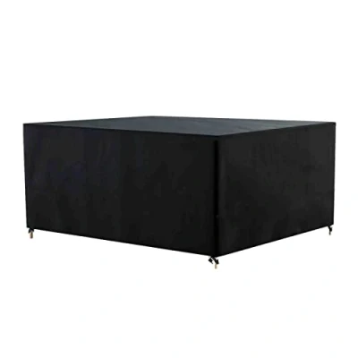 Image de AWNIC Housse imperméable extra large pour meubles de jardin sectionnels 250 x 210 71 cm terrasse, canapé, table, ensembles meubles, 420D Oxford
