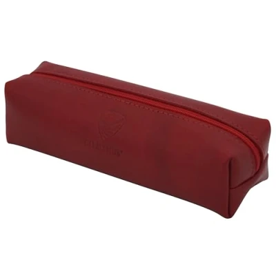 Afbeelding van GERMANUS Leren etui, gemaakt in de EU, Rood, Schooltas set