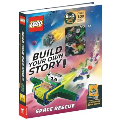 Afbeelding van LEGO® Books: Build Your Own Story: Space Rescue (with over 100 LEGO bricks and exclusive models to build)