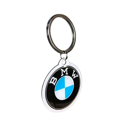Image de Nostalgic Art 48033 Porte clés rond avec logo BMW 4 cm Vintage Design, cm, Rétro