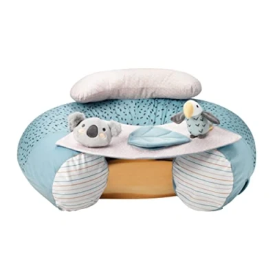 Afbeelding van Nuby Animal Adventures Sit Me Up baby stoel Zit en speelstoel voor op de vloer Afneembaar blad Machinewasbaar 6+ maanden