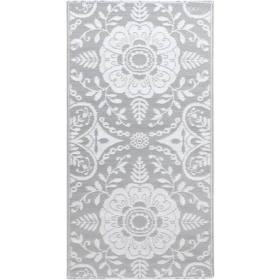 Afbeelding van Buitenkleed 80x150 cm PP lichtgrijs