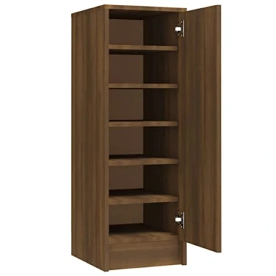 Afbeelding van vidaXL Schoenenkast, eiken bruin 32 x 35 92 cm, bewerkt hout