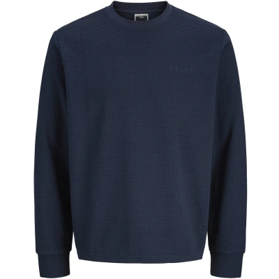Afbeelding van Jack &amp; Jones Trui Jcopacer Structure Crew Neck Smu 12279683 Sky Captain Mannen Maat M