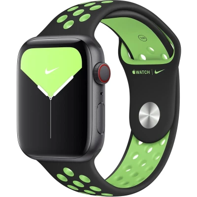 Afbeelding van Apple origineel Nike Sport Band Watch 38mm / 40mm 41mm Black Lime Blast MXQW2ZM/A