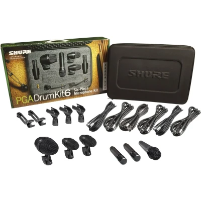 Afbeelding van Shure PGADRUMKIT6 Drumkoffer 6 delig Microfoon set