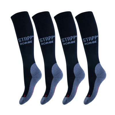 Afbeelding van STAPP Horse Paardrijdsokken Deocell 4 pack Marine 39/42