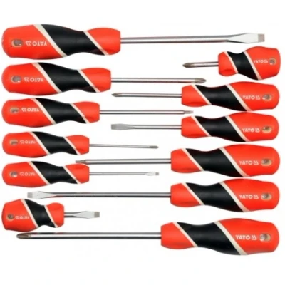 Afbeelding van YATO YT 25967 Schroevendraaierset 12 Kunststof etui