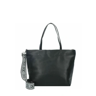 Afbeelding van TOM TAILOR Schoudertas Palina Zip Shopper Black Zwart