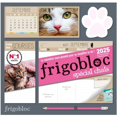 Afbeelding van CHATS CALENDRIER HEBDOMADAIRE (SEPT.24