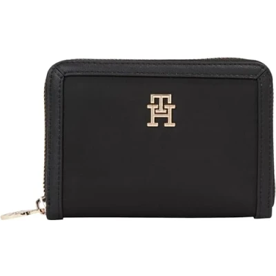 Afbeelding van Tommy Hilfiger Essential Portemonnee, Dames, Maat: One Size, Black