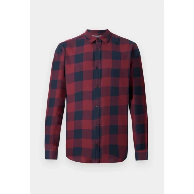 Afbeelding van Jack &amp; Jones Jjegingham Shirt Overhemd, Heren, Maat: XS, Port royale