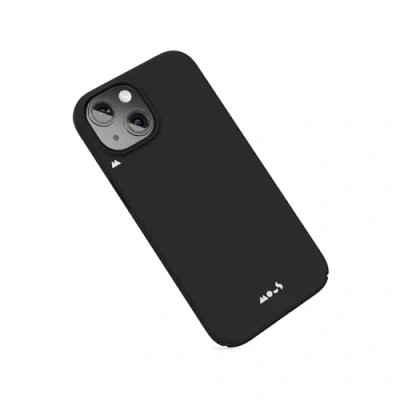 Afbeelding van Mous Hoesje voor iPhone 15 Plus compatibel met MagSafe Superdun magnetisch telefoonhoesje Zwart