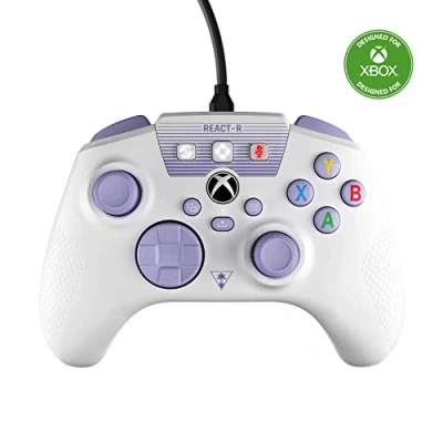 Image de Turtle Beach REACT R Controller Blanc/Violet Xbox Series XS, One and PC