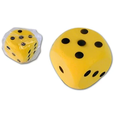 Afbeelding van Dobbelsteen 15 x cm Soft/Foam in drie kleuren
