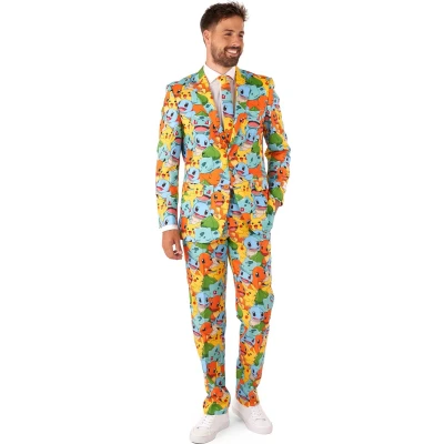 Afbeelding van Opposuits Pokemon SET Kostuum multicoloured, Heren, Maat: 58, Multi coloured