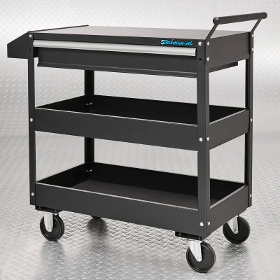 Afbeelding van Datona® Werkplaats trolley Zwart