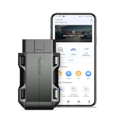 Afbeelding van TOPDON Topscan OBD2 Bluetooth scanner, OBDII WIFI voor alle diagnostische hulpmiddelen van het systeem, actieve test, besturing de autocodescanner, voertuigprestatietest